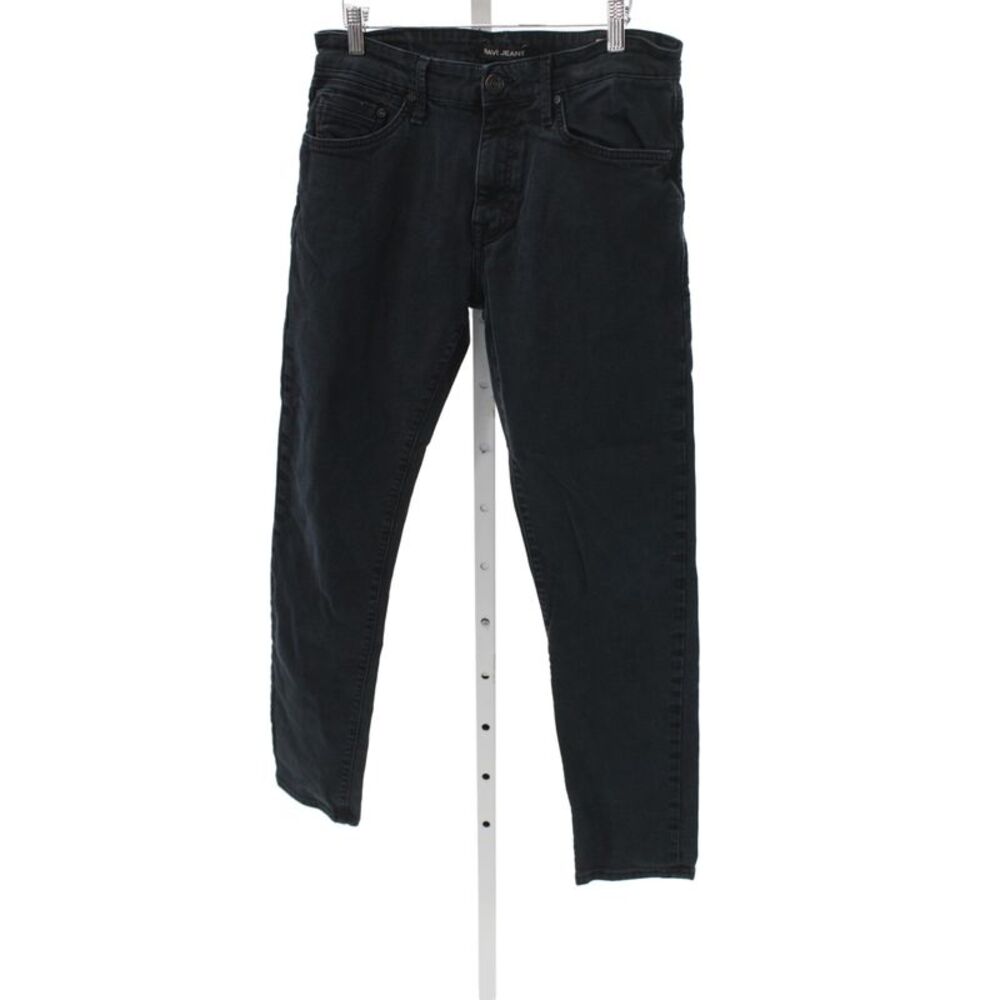 Mavi Jeans Men Skinny Black High Rise Cotton Jeans Size 32